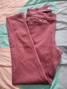 High-Rise Old Pink Skinny Jeans.